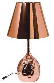 Lámpara de mesa cobre Punching