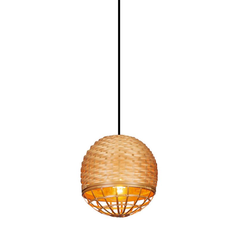 Lámpara colgante 1 luz bambú Fargesia 3